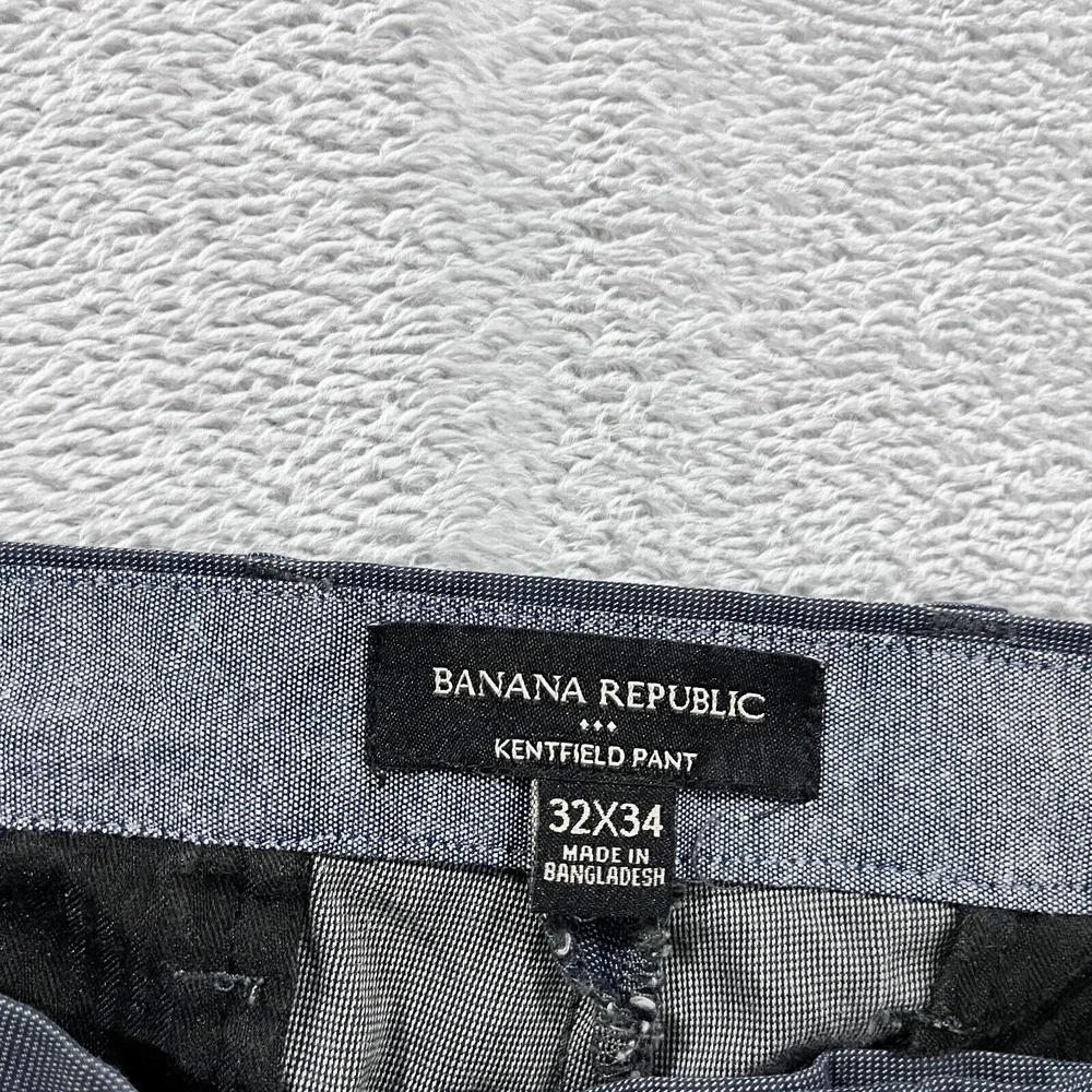 Banana Republic‎ Kentfield Pant Men's 32x34 Long Gray Slim Fit Cotton